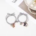 2pcs Cute Cartoon Magnet Couples Distance Matching Bracelets / Mutual Attraction Friendship Braided Rope Bracelet / Charm Couple Bracelets / Gifts Jewellery Accessories for Women Men Boyfriend Girlfriend Best Friends. 