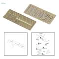 DIY Decoration Weathering Airbrush Stencils Tools for 1/35 Scale Model. 