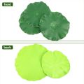 15 Pieces 5 Kinds Artificial Floating Foam Lotus Leaves Lily Pads. 