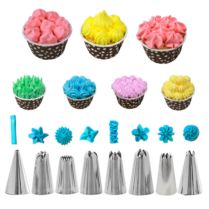 High%20Quality%2014%20Pieces%20Cake%20Decorating%20Kit%20Supplies%20Set%20Tools%20Piping%20Tips%20Pastry%20Icing%20Bags%20Nozzles%20Piping%20Bag%20Cake%20decoration%20tools%20kitchen%20accessories%20baking%20tools.%20-%20Image%209