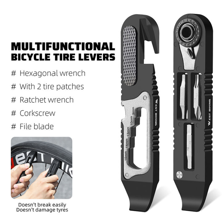 WEST%20BIKING%20Multifunctional%20Bicycle%20Tire%20Levers%20Mini%20MTB%20Repair%20Tool%20Kit%20Bicycle%20Hex%20Spoke%20Allen%20Wrench%20Repairing%20Ratchet%20Tool%20-%20Image%207