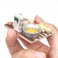 1/12 Miniature Accessories Mini Dessert Making Table Simulation Kitchen Model Toys Doll House Decoration. 