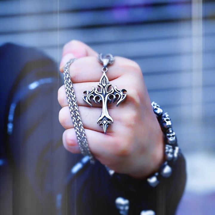 Fashion%20Vintage%20Flame%20Cross%20Pendant%20Necklace%20For%20Women%20Men%20Long%20Chain%20Punk%20Goth%20Trendy%20Accessories%20Choker%20Gothic%20Jewelry%20-%20Image%202