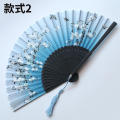 Home Decoration Japanese Fan Elegent Female Fan Chinese Folding Fan Silk Folding Fan Japanese Folding Fan. 