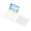 2Pcs/Set Simulation Mini Laptop Computer 1:12 Dollhouse Miniature Fashion Crafts MJK. 