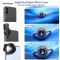 Anedshaop Ulanzi 17mm 10X Macro Lens Universal For iPhone 12 13 14 15 Mini Pro Max Samsung S20 S21 S22 S23 Ultra Huawei XiaoMi Phone Lens Fashion. 