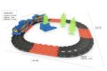 16 PCS Orbit Track Train Toy / Realistic Train Music Sound / Power (ON/OFF) Switch / Auto Hinge / 1xAA 1.5V Battery Operating. 