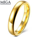 4MM fashion simple ring men's Japanese and Korean fashion accessories. 