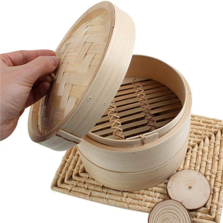 2X%20Bamboo%20Steamer%202%20Tier%208%20Inch%20Dim%20Sum%20Basket%20Rice%20Pasta%20Cooker%20Set%20with%20Lid%20By%20Steam%20Basket%20for%20Vegetables%20-%20Image%203