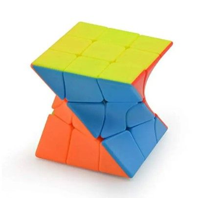 Twist 3x3 stickerelss Speed Rubik's Cube Distorted