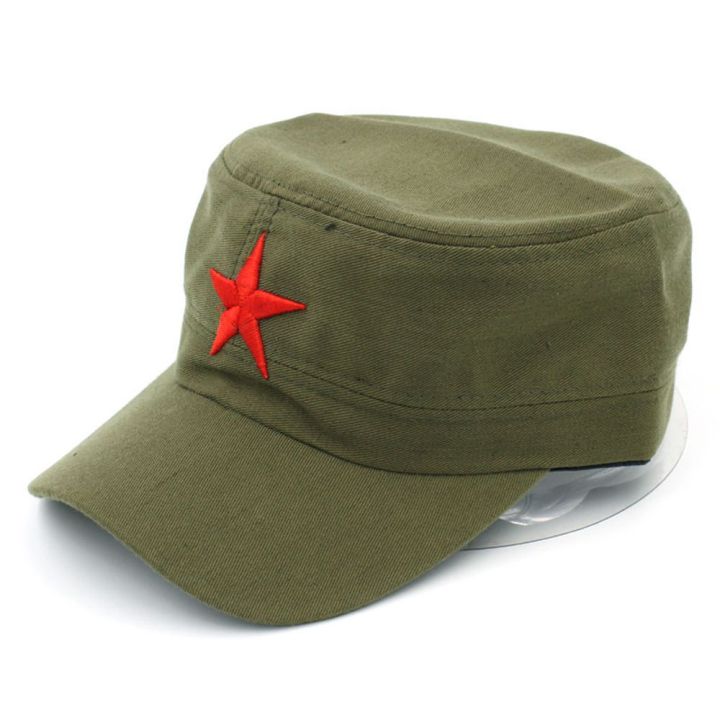 Red%20Star%20Hat%20Army%20Cap%20Cadet%20Hat%C2%A0%C2%A0%20Patrol%20Hat%20Golf%20Driving%20Hat%20-%20Image%204