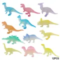 SF 12/16pcs Glow in Dark Dinosaur Model Toys Jurassic World Noctilucent Tyrannosaurus Toy Kids Action Figure Collectible Model Toys Gifts. 