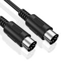 OYPFXMI 2-Pack 5-Pin DIN MIDI Cable, 3-Feet Male to Male 5-Pin MIDI Cable for MIDI Keyboard,Keyboard Synth,Rack Synth,Rack Synth. 