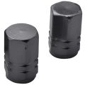 16 Pieces Tire Stem Valve Caps Wheel Valve Covers Car Dustproof Tire Cap, Hexagon Shape Titanium Gray. 