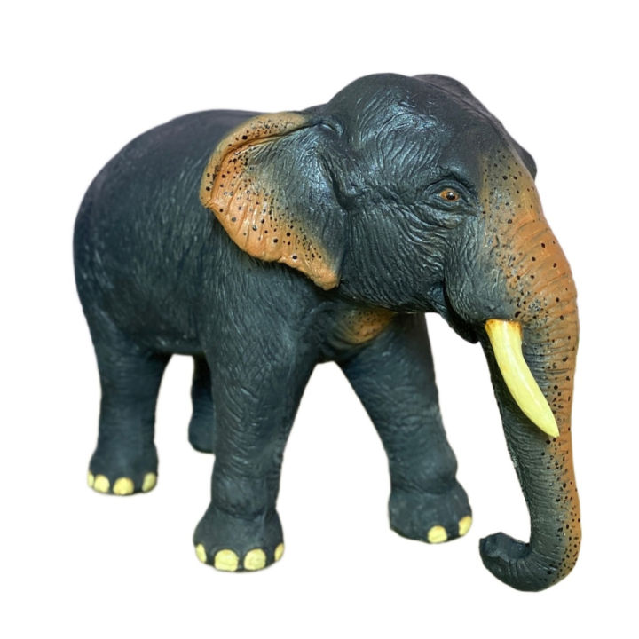 Asian Elephant - High Quality Handcrafted rubber animal toy