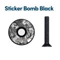 MIXED 32mm Headset Stem Caps Pack Light Aluminum Alloy with Screws for MTB Bike Road Mountain Bicycle Cycling Parts Accessories. 
