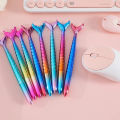 Mermaid Tail Design Gel Pens 0.5mm Black Ink Neutral Pens Kids Praise Gifts. 