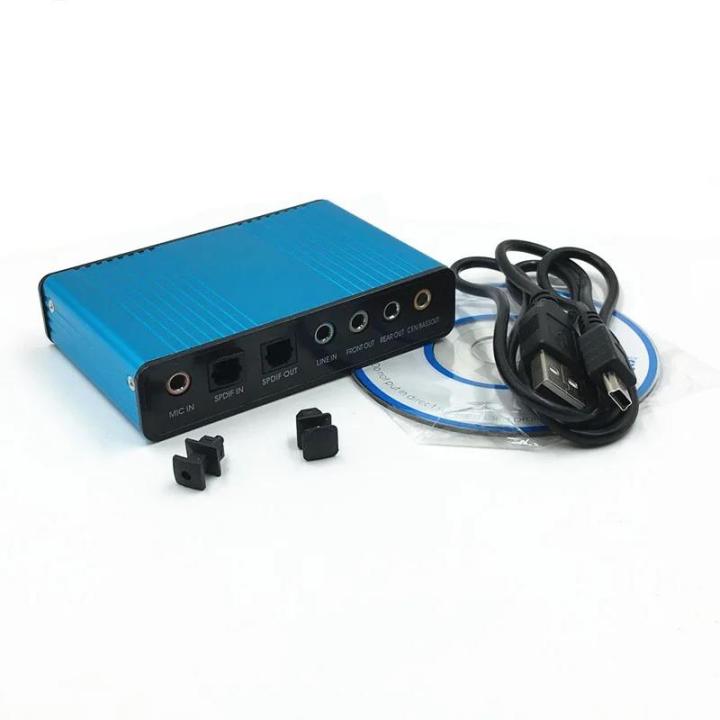 USB%202.0%20Sound%20Card%206%20Channel%207.1%20and%205.1%20Optical%20External%20Audio%20Card%20SPDIF%20Controller%20for%20PC%20Laptop%20Desktop%20Tablet%20-%20Image%206