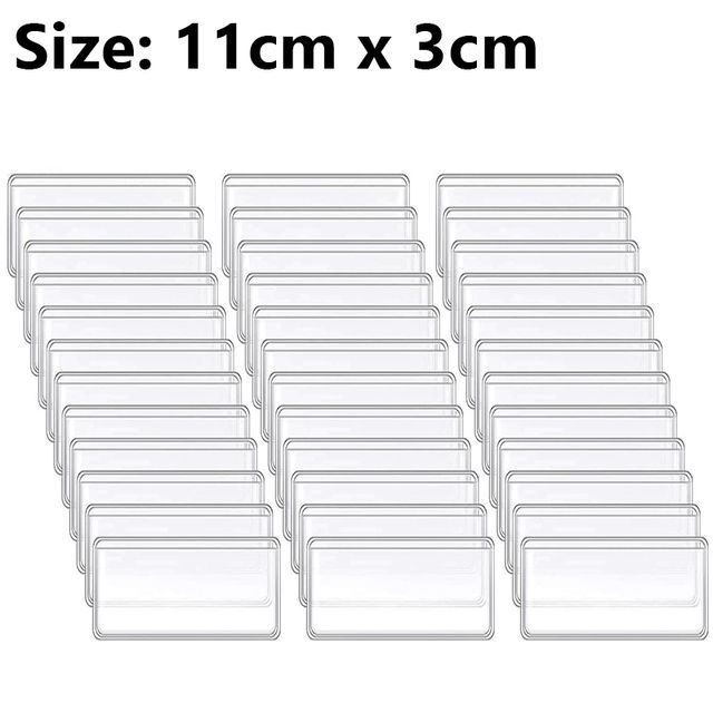 4-60pcs%20Clear%20Self-Adhesive%20Label%20Bag%20Identification%20Cards%20Holder%20Shelf%20Tag%20Pocket%20Label%20Holder%20Classification%20Warehouse%20Storage%20-%20Image%204