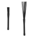 1 Pair Jazz Drum Brushes Retractable Drum Sticks 32 cm black. 