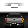 Car Chrome ABS Rear Trunk Gate Door Handle Bowl Cover Trim for Mitsubishi Triton L200 2019 2020 2021. 