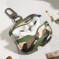 AirPods PRO 2ND Generation Camouflage Leather Case. 