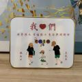 Name Customization Cartoon Ornaments Table Decoration Living Room Parent-Child Photo A Anniversary Four Family Portrait Printing Gift. 