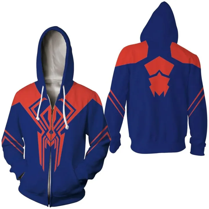 Spider%20Man%202099%20Hoodie%20Miguel%20O'Hara%20Anime%203D%20Printing%20Cosplay%20Zipper%20Sweater%20Casual%20Outer%20Cartoon%20Men%20Clothing%20Sweater%20Top%20Gift%20-%20Image%205