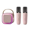 Karaoke Wireless Microphone Bluetooth Speaker Portable RGB Colorful Lights HIFI Outdoor Surround Subwoofer Home Party Kids Gift. 