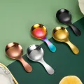 1pcs Cute 304 Stainless Steel Creative Mini Round Teaspoons Baby Ice Cream Dessert Spoon Kitchen Accessories Coffee Tiny Spoon. 