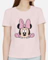 100% Cotton Girls Cute White T shirt Baby Minnie Mouse. 