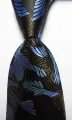 【Funny Bunny Toy Store】Fashion Paisley Men's Silk Necktie Set Rose Black Gray JACQUARD WOVEN 100% Silk Necktie. 