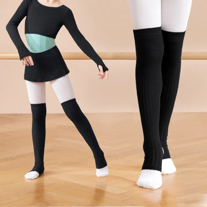 Girls%20Ballet%20Leg%20Warmers%20Long%20Leg%20Warmer%20Dance%20Sports%20Socks%20Kids%20Knitted%20Stirrup%20Leg%20Warmers%20for%20Yoga%20Ballet%20Dance%20-%20Image%203