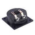 Kqueebee Square Shape Double Binding Post Type Speaker Box Terminal Cup Black. 