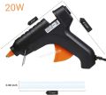 Electric Hot Melt Glue Gun Black With 2 Glue Sticks Free. 