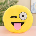 QQ emoji hand warmer pillow doll can be inserted emoji spoof emoji doll plush toy can add logo. 