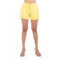 Moose Women's Chino Shorts Casual Slim Fit mid Waist Knee-Length Pocketed Pants. 
