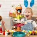 Track Ball Puzzle Game - Early Learning Stacking Track Rolling Ball Tower - 18M+. 