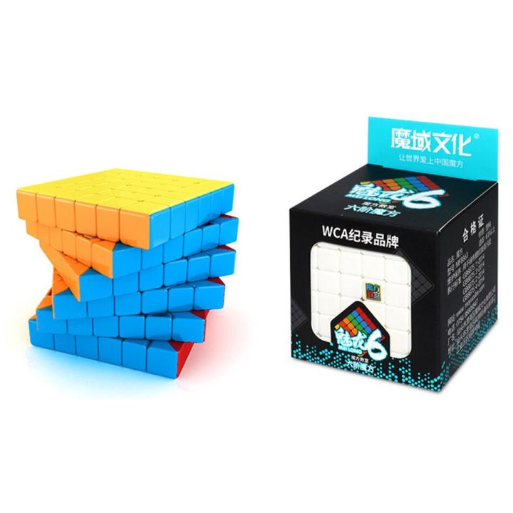 MOYU  Meilong 6 6x6x6 Magic Rubik Cube Stickerless 6x6 professional speed cubes Champion Competition Cube