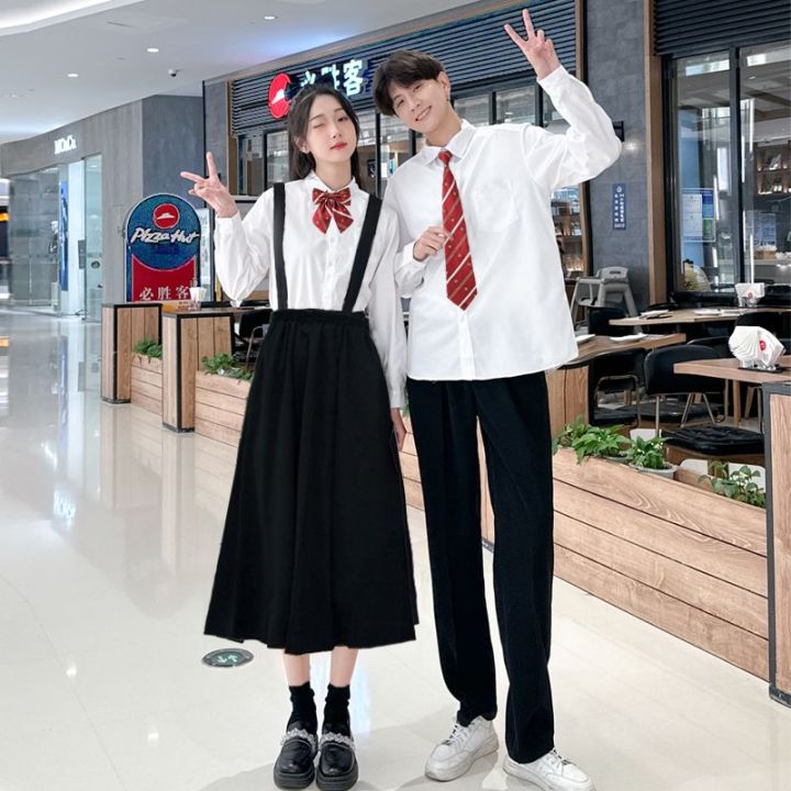 Junior%20High%20School%20Uniform%20Class%20Uniform%20Set%20College%20Style%20Summer%20High%20School%20Students%20Graduation%20Korean%20Style%20Chorus%20Recitation%20Performance%20Skirt%20-%20Image%207