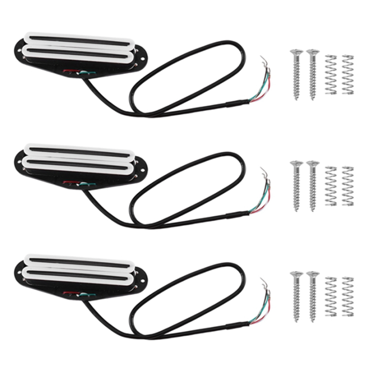 Sojhoop 3PCS Hot Rail Pickups Double Track 11K Alnico5 Guitar Pickup ...