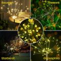 【ALLGOOD】Ready Stock ++Solar Light Garden Lights Firework Light String Multicolor Fairy Light,Christmas Landscape Path Lawn Lamp Outdoor Waterproof Garden Decoration Light Lighting, Suitable for Home, Garden, Courtyard, Yard, Christmas. 