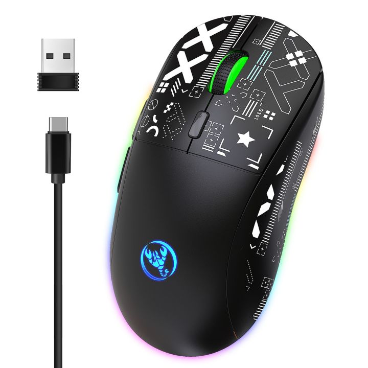 HXSJ%20T90%202.4G%20Wir-ele-ss%20Mechanical%20Mouse%20RGB%20Gaming%20Mouse%20Ergonomic%20Design%2010%20Million%20Keystroke%20Lifetime%203600DPI%2011%20RGB%20Lighting%20Modes%20-%20Image%209