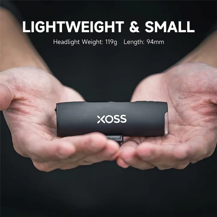 XOSS%20Bike%20Light%20Bike%20Headlight%20Waterproof%20Cycling%20Light%20for%20Night%20Riding%20USB%20Rechargeable%20with%205%20Modes,%20for%20Road,%20Mountain%20-%20Image%202