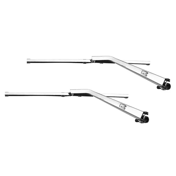 1 Pair Metal Wiper for 1/10 RC Crawler Car TRX4 Defender G500 TRX6 G63 SCX10 90046 D90 JIMNY Cherokee,Silver