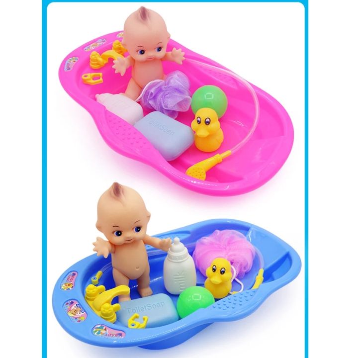 Baby%20Doll%20Bathtub%20and%20Accessories%20Set%20(6pcs)%20Pretend%20Play%20Bath%20Toys%20for%20Kids%20-%2015cm%20Baby%20Dolls%20with%20Accessories%20and%20Rubber%20Duck%20-%20Image%205