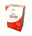 Professional Salon Pack Schwarzkopf Strait Glatt 120ML x 2 Straightener Cream for Creates a permanent straight, smooth and shiny hair. 