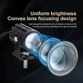 Motorcycle LED Headlight Universal Fog Light U2 Mini Dual Color Driving Light12V for Motorcycle. 