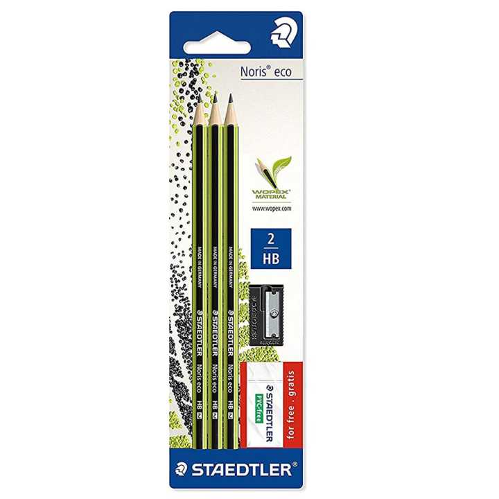 STAEDTLER® Noris Eco 180 30 Graphite 3 Pencil Set 18030SBK-1