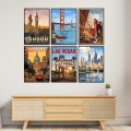 A3/A4 Size Framed wall posters City Landscapes beautiful View cities wall posters wall decorations for any room. 